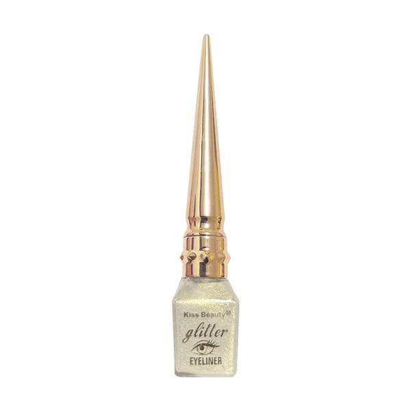 Kiss Beauty Color Glitter Liquid Eyeliner اي لاينر جليتر - الصورة 2