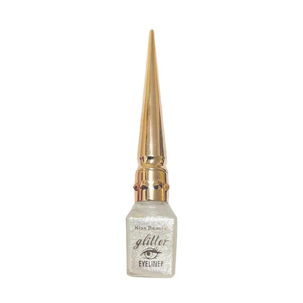Kiss Beauty Color Glitter Liquid Eyeliner اي لاينر جليتر - الصورة 5