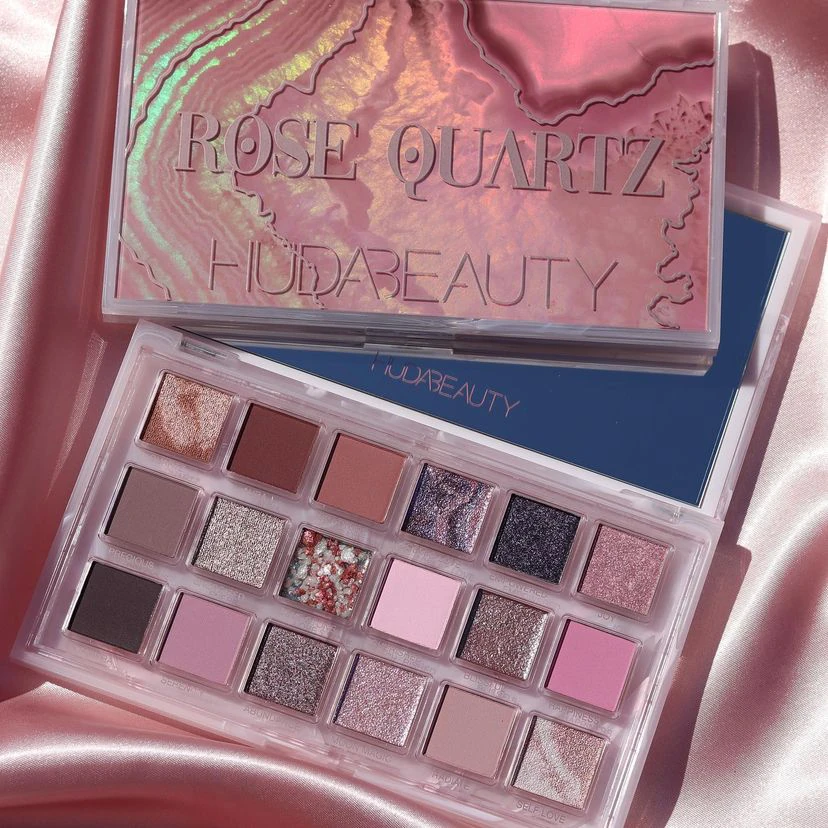 Huda Beauty Rose Quartz Eyeshadow Palette هدى بيوتي باليت اي شادو - الصورة 2