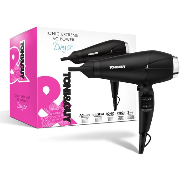 Toni & Guy Ionic Extreme AC Power Dryer توني أند جاي جهاز مجفف الشعر بأداء إحترافي