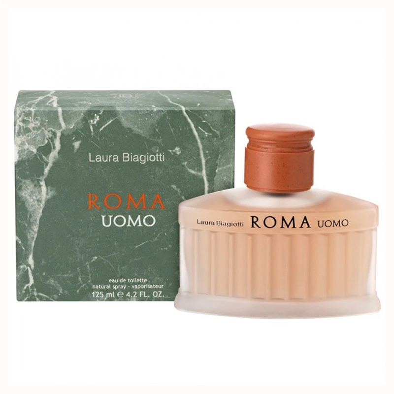 Laura Biagiotti Roma Uomo EDT 125 ML لورا بياجوتي روما اومو