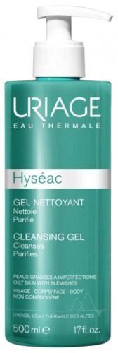 Uriage Hyséac Cleansing Gel for Combination to Oily Skin 500ml يوريج جل التنظيف